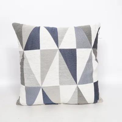 Huvudkudde (Vit, Grå, Blå) från Jysk Polyester