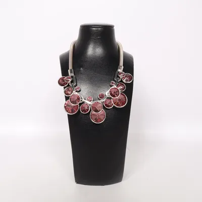 Halsband (Silverfärgad, Lila) från Snö of Sweden Okänd metall