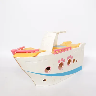 Bateau jouet (Blanc, Jaune, Rose) de Littlest Pet Shop