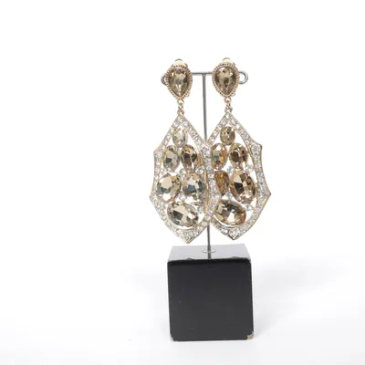 Clipoorbellen (Goud, Bruin) Onbekend materiaal