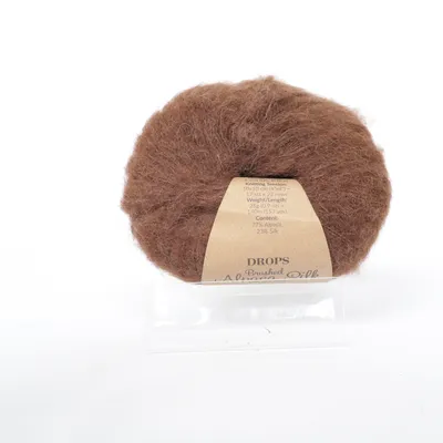 Fil (Brushed Alpaca Silk) de Drops Laine d'alpaga, Soie