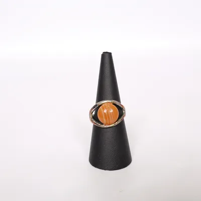 Ring (Sølv, Beige) Ukendt metal