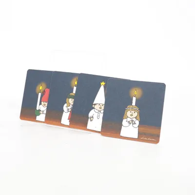 Coasters (Blue, Multicolored) from Lisa Larson