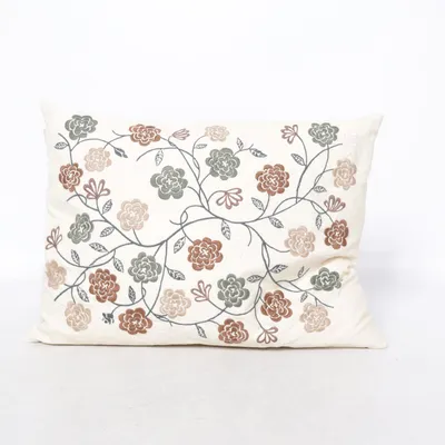 Prydnadskudde (Beige, Flerfärgad) från Linum
