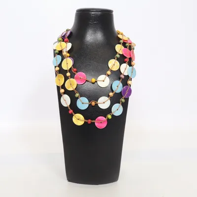 Halsband (Rosa, Flerfärgad) Okänd metall
