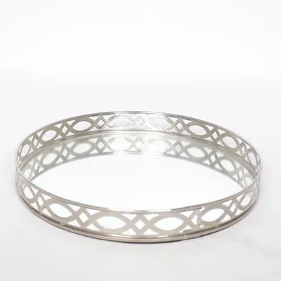 Candle tray (Silver) from Rusta