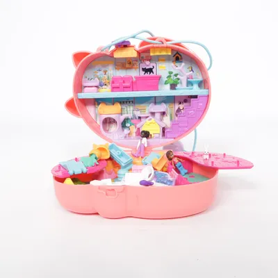 Poppenhuis (Roze, Meerkleurig) van Polly Pocket
