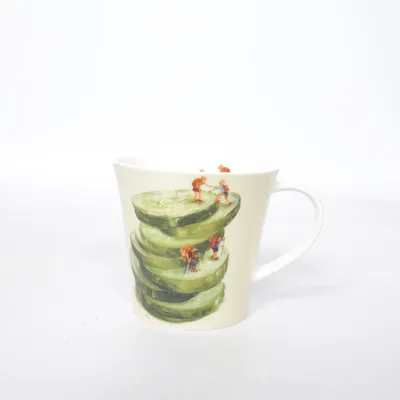 Mugg (Vit, Grön) från Goebel