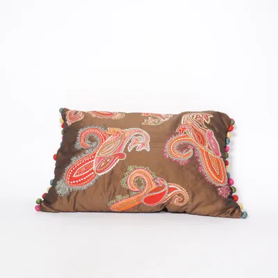 Sierkussen (Bruin, Meerkleurig) van Indiska Polyester