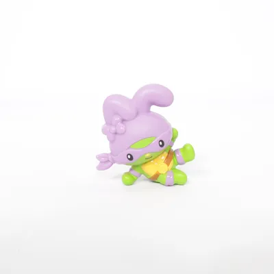 Speelgoedfiguur (Lila, Groen, Geel) van Sanrio