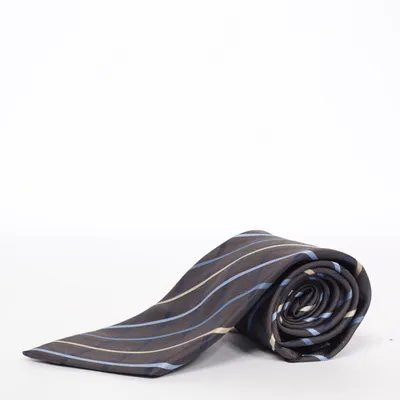 Stropdas (Bruin, Blauw, Geel) van Joyboy Polyester