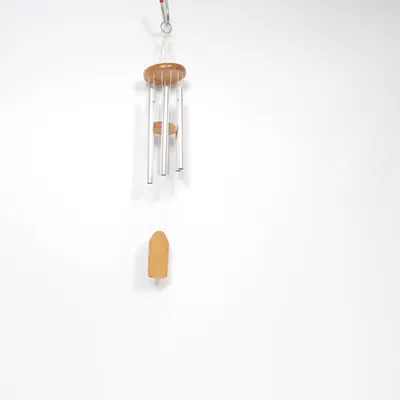 Vindspel (Silverfärgad, Brun)