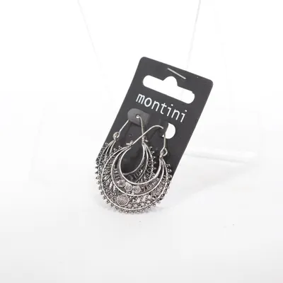 Boucles d'oreilles (Argent) de Montini Métal inconnu