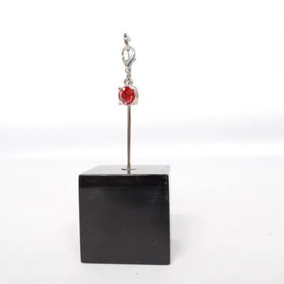 Charm (Red, Silver) from Montini Unknown metal