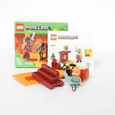 Byggesæt (The Nether Lava Battle) fra LEGO