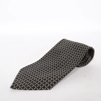Tie (Black) from De Renouard Polyester, Silk