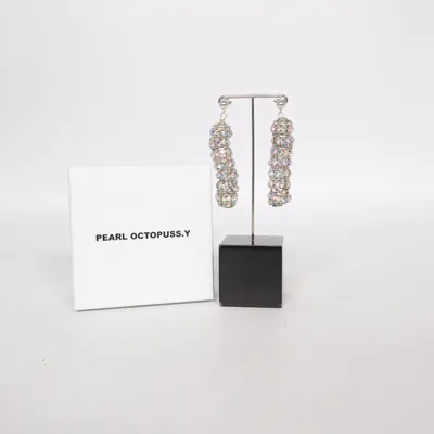 Örhängen (Silverfärgad) från Pearl Octopuss.y Okänd metall