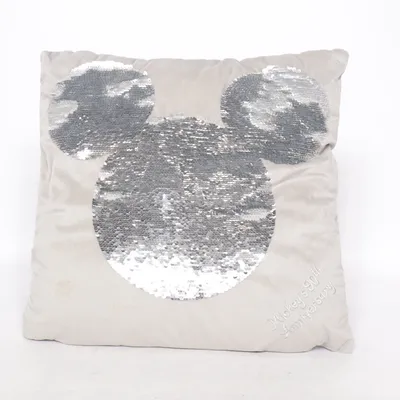 Coussin décoratif (Gris, Argent) de Disney Mickey Mouse