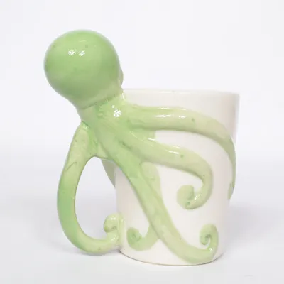 Mug (Green, White) from Puckator