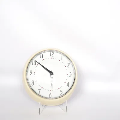 Wandklok (Beige)