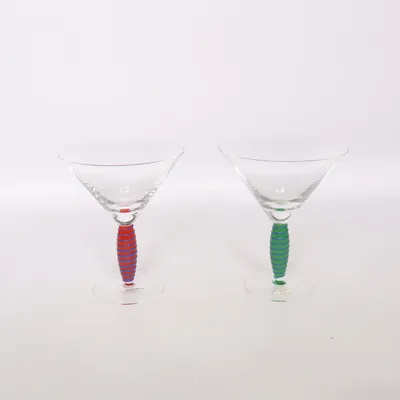 Martiniglas (Wit, Rood, Groen) van Kosta Boda