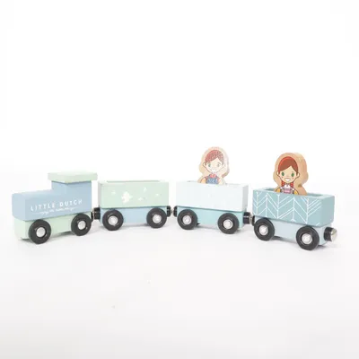 Leksakståg (Blå, Grön, Flerfärgad) från Little Dutch