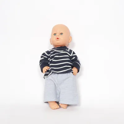 Doll (Blue, White) from Top-Toy