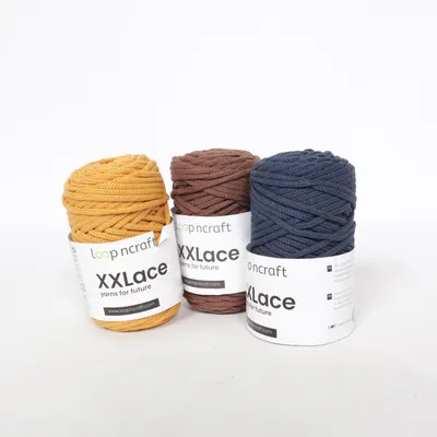 Garn (XXLace) fra Loop'ncraft Bomuld, Polyester
