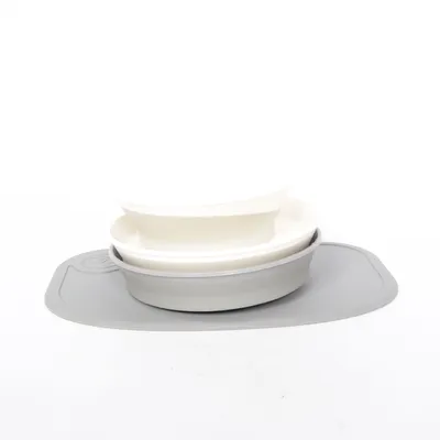 Children's dinner sets (Gray, White) from Twistshake