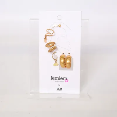 Earrings (Gold) from Lemlem x H&M Unknown metal