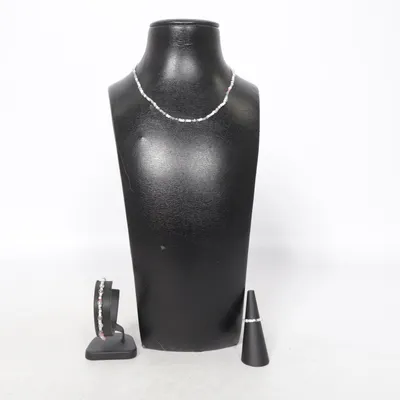 Parure de bijoux (Multicolore) Métal inconnu