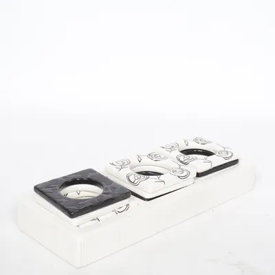 Candle holder (White, Black) from Cult Design