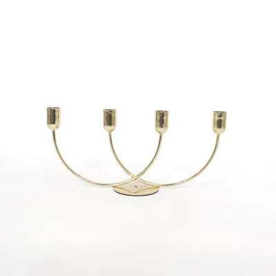 Adventsljusstake (Guldfärgad)