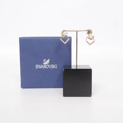 Earrings (Gold, Multicolored) from Swarovski Unknown metal