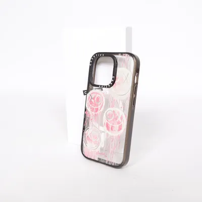 Telefoonhoesje (Roze, Zwart) van Casetify