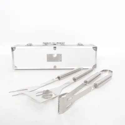 Grillbestick (Silverfärgad, Svart) från Grill Meister