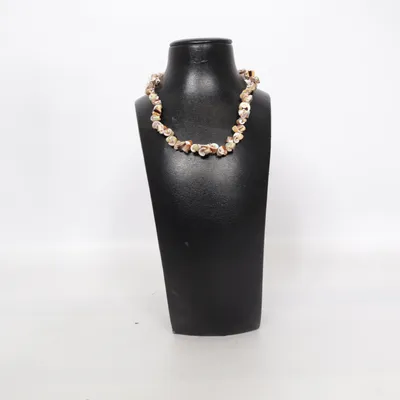 Halsband (Brun, Vit) Snäckor