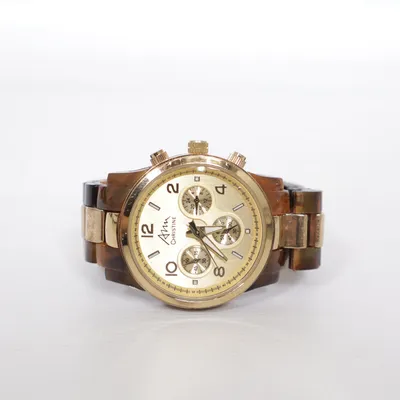 Montre (Marron, Or, Noir) de Christine