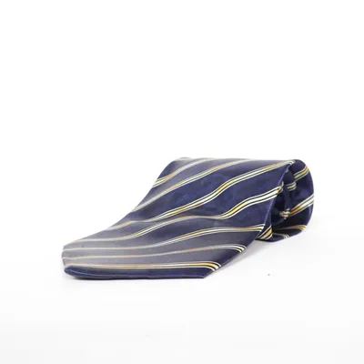 Tie (Blue, Gold, White) from Jia Jia Polyester
