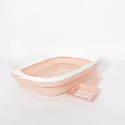 Kattlåda (Rosa, Vit)