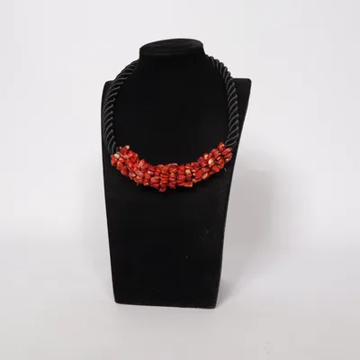 Choker (Black, Red) Unknown metal