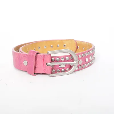 Belt (Pink) Polyurethane, Leather