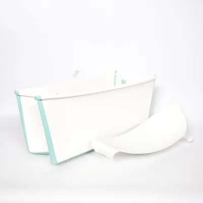Baby badebalje (Hvid, Blå) fra Stokke