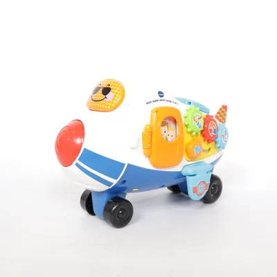 Leksaksflygplan (Vit, Röd, Blå) från VTech