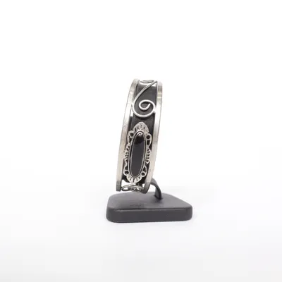 Bracelet (Argent, Noir) Métal inconnu