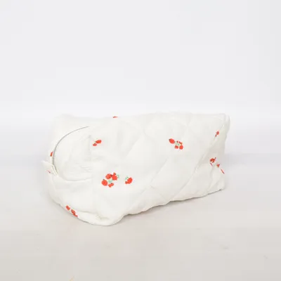 Toilettas (Wit, Rood) van Adoore Katoen, Elastaan, Polyester