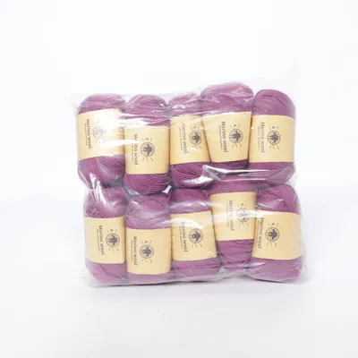 Yarn (Purple) from Merino Wool Merino wool