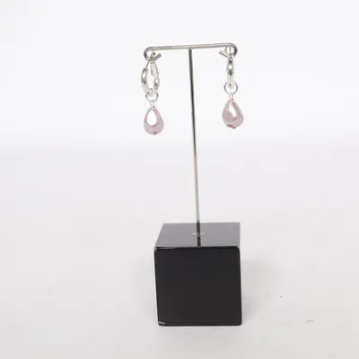 Earrings (Silver, Purple) from Snö of Sweden Unknown metal
