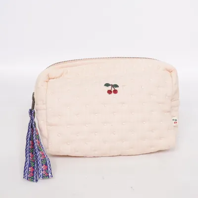 Necessär (Rosa, Flerfärgad) från Konges Sløjd Ekologisk bomull