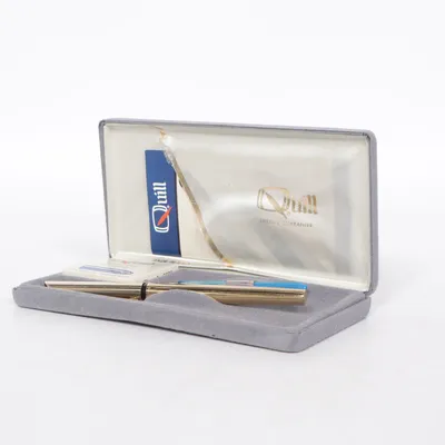 Fountain pen (Gold, Blue) from Quill